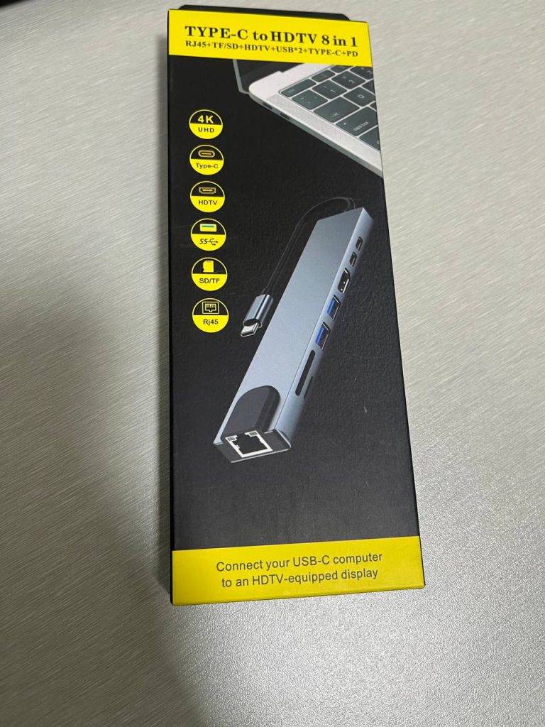 Type C to HDTV 8 in 1