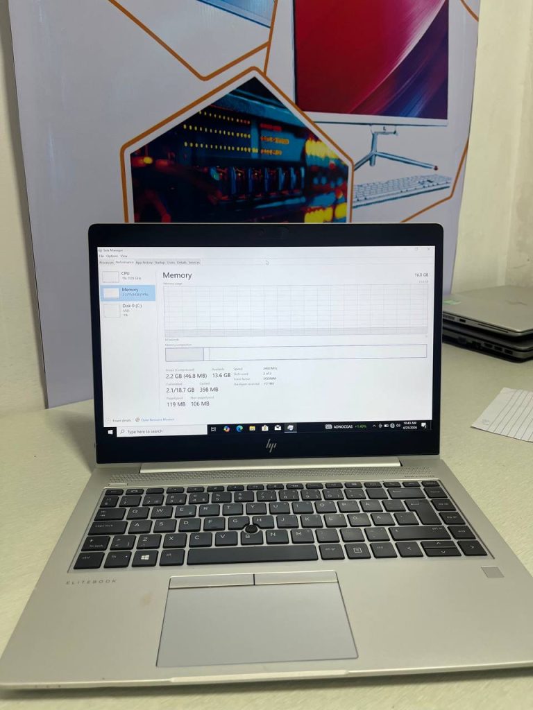 HP EliteBook 840 G5 core i5-8th gen SSD 512GB Ram 8GB + PC bag
