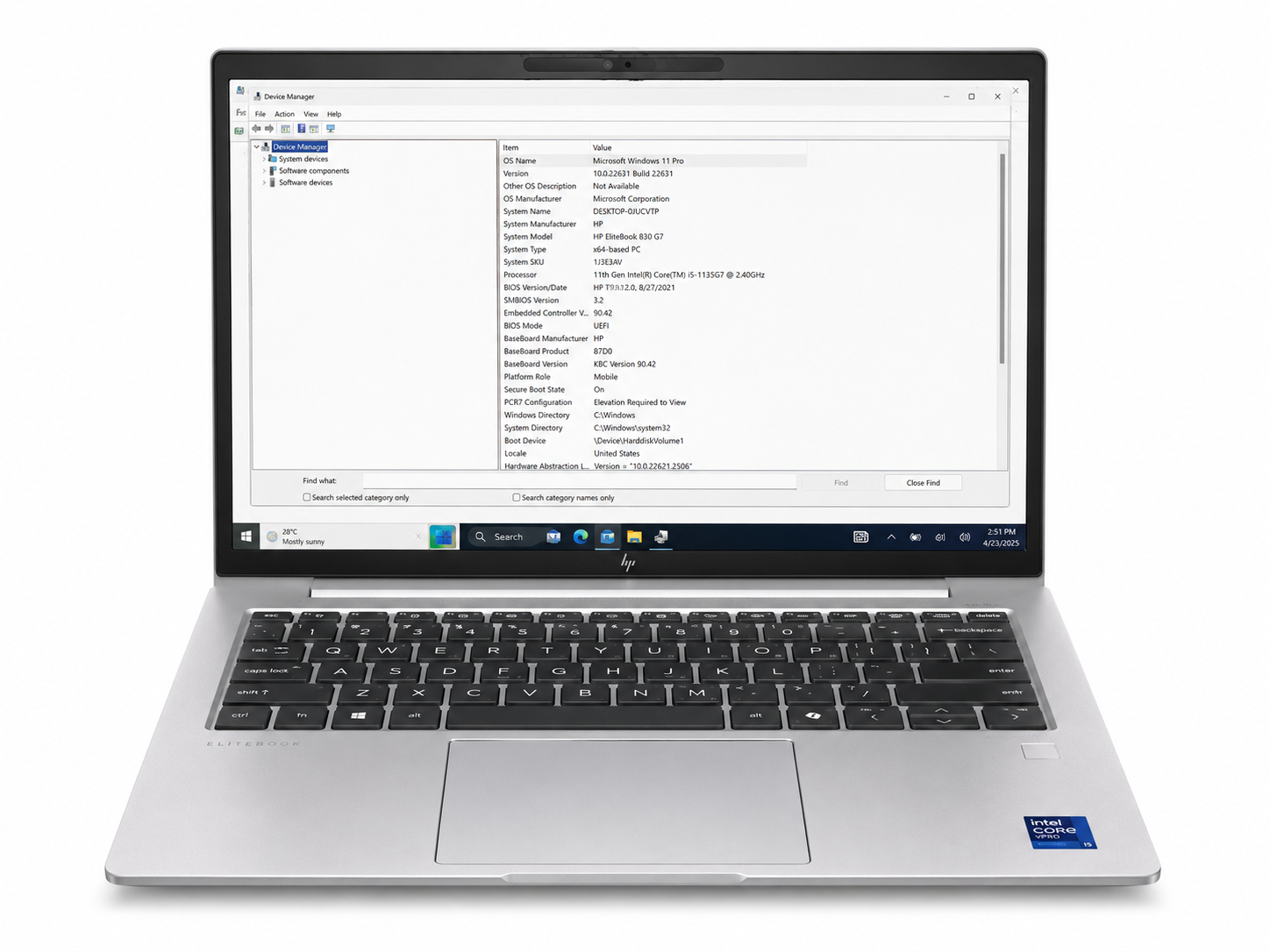 HP EliteBook 830 G8 Core i7 – 11th Gen